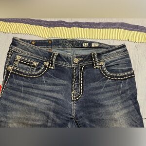 Miss Me Women's Dark Blue Boot Cut Jeans